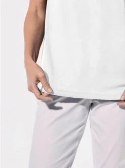 Goldner Damen T-Shirts - Kurzgröße in weiß