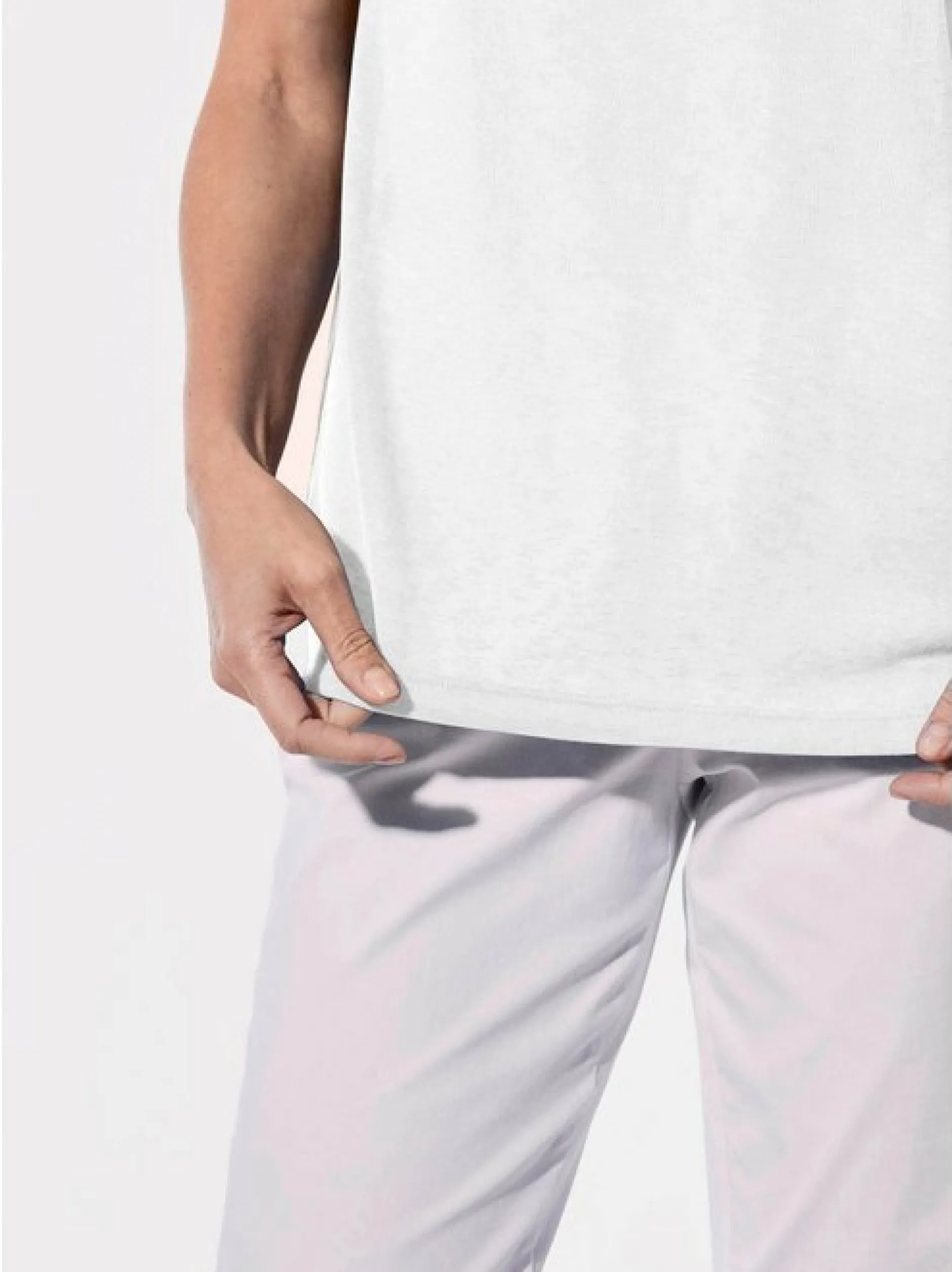Goldner Damen T-Shirts - Kurzgröße in weiß