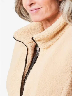 Goldner Damen Westen in beige