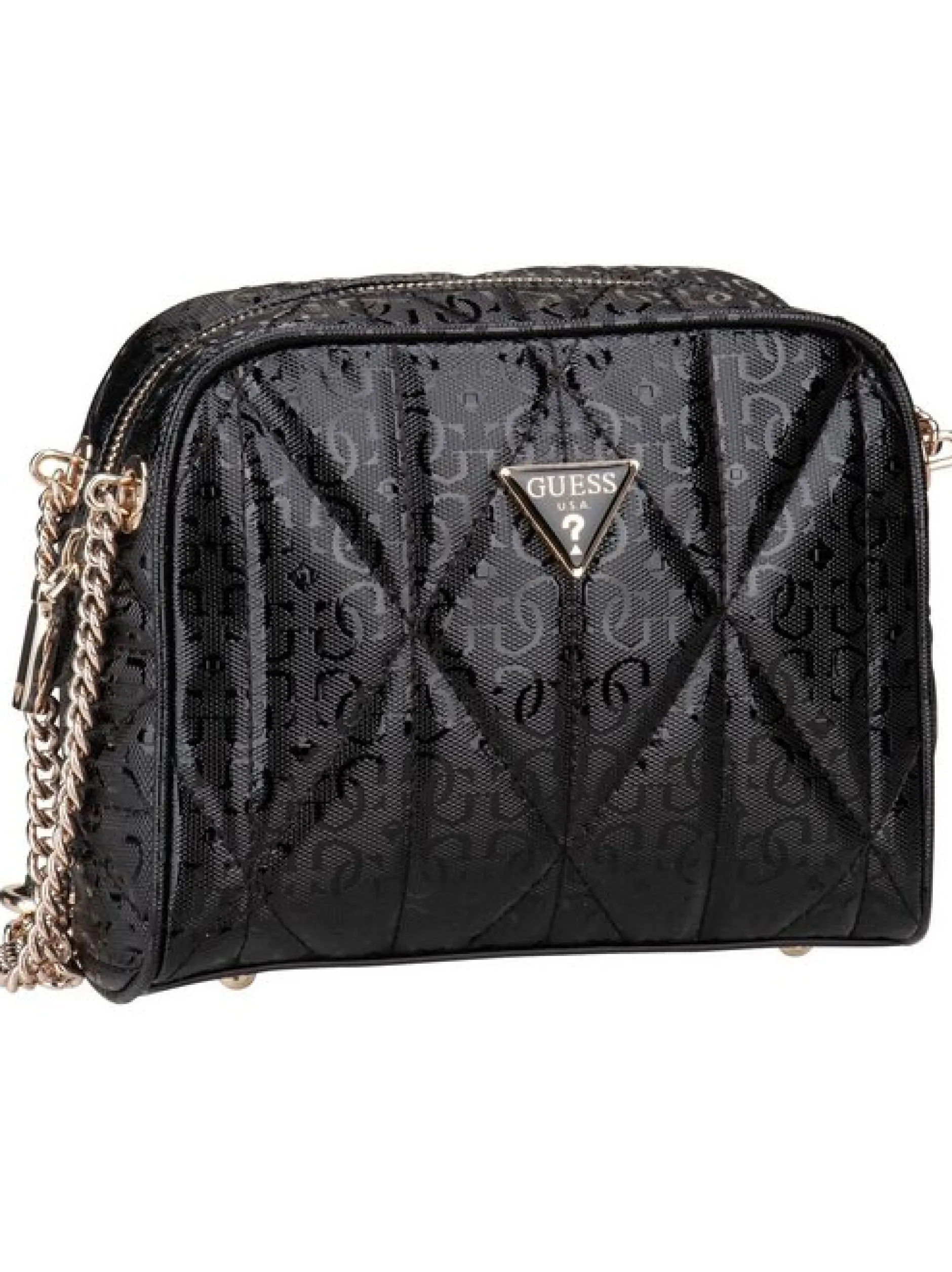 GUESS Damen Handtasche - Aldina Camera CB in schwarz