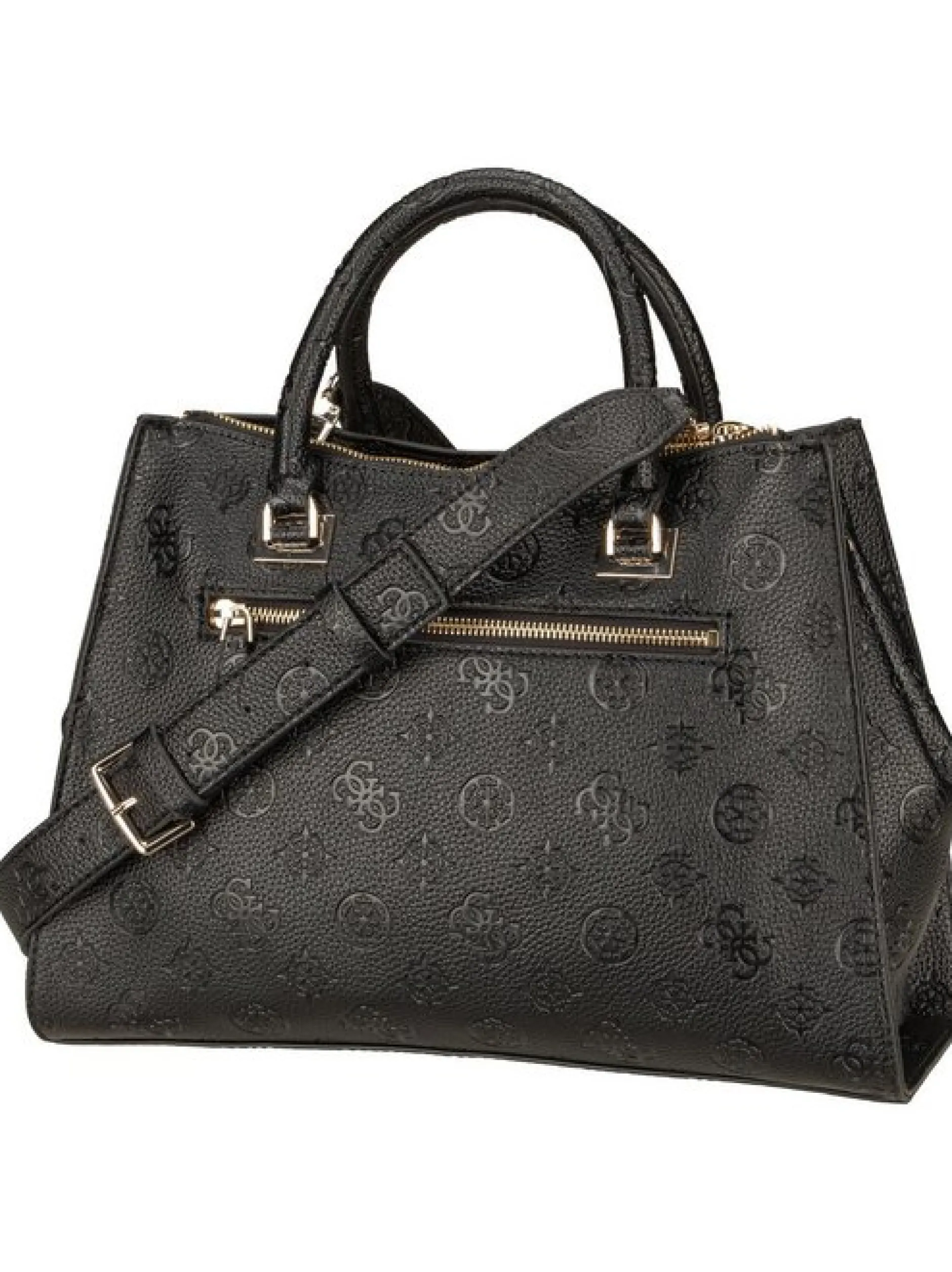 GUESS Damen Handtasche - Cresidia 2 Society SAT in schwarz
