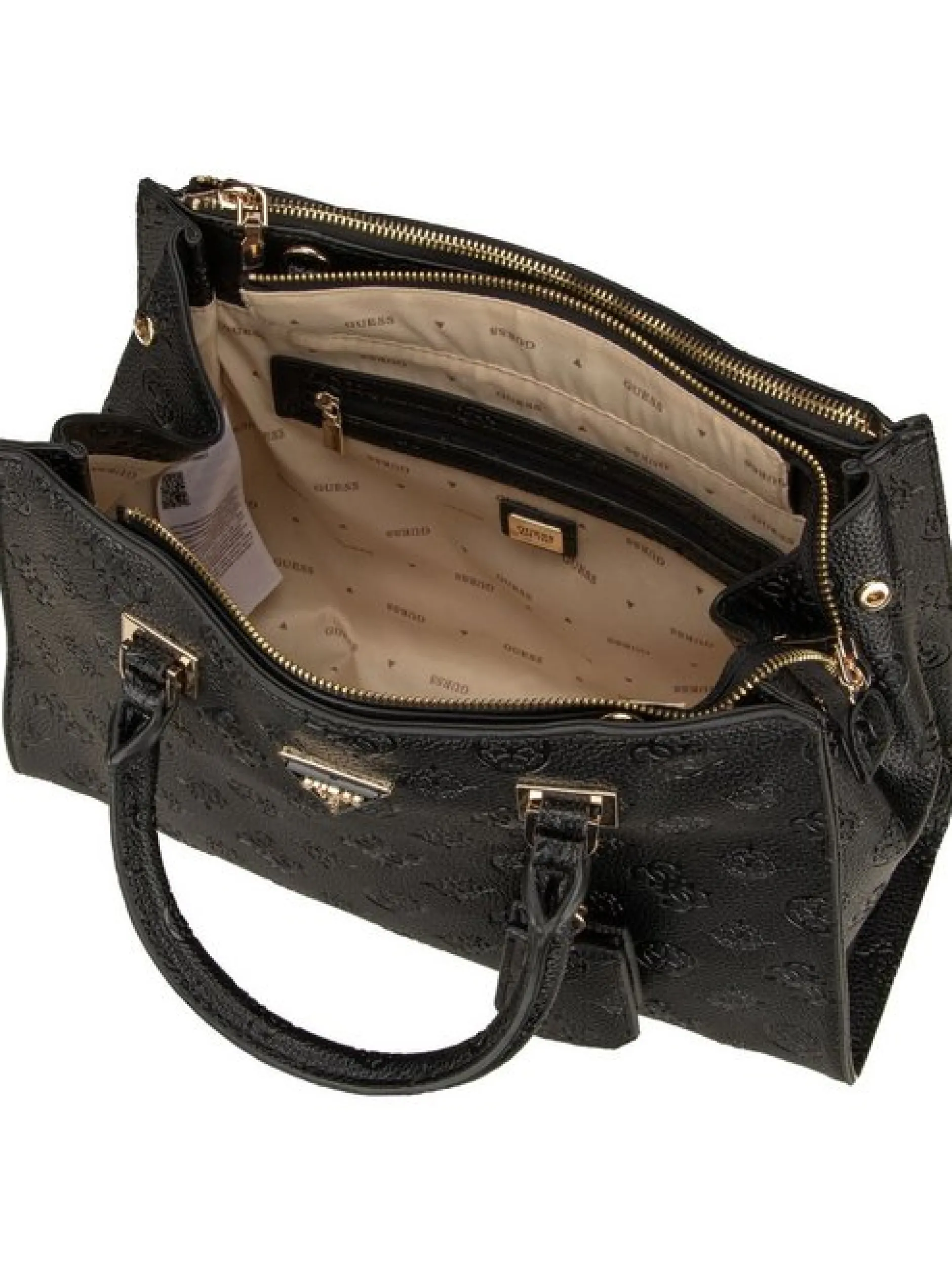 GUESS Damen Handtasche - Cresidia 2 Society SAT in schwarz