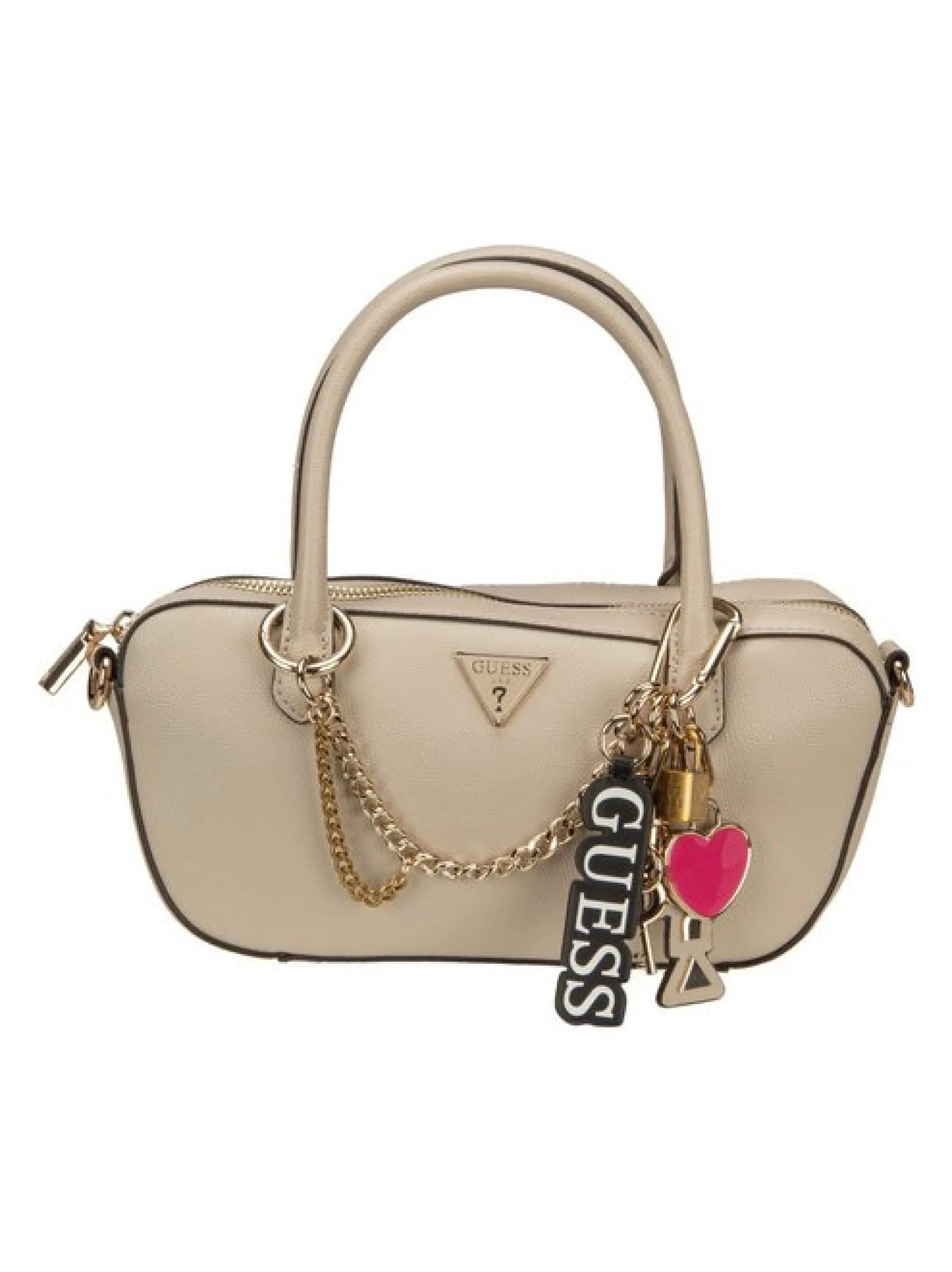 GUESS Damen Handtasche - Davina Small in beige