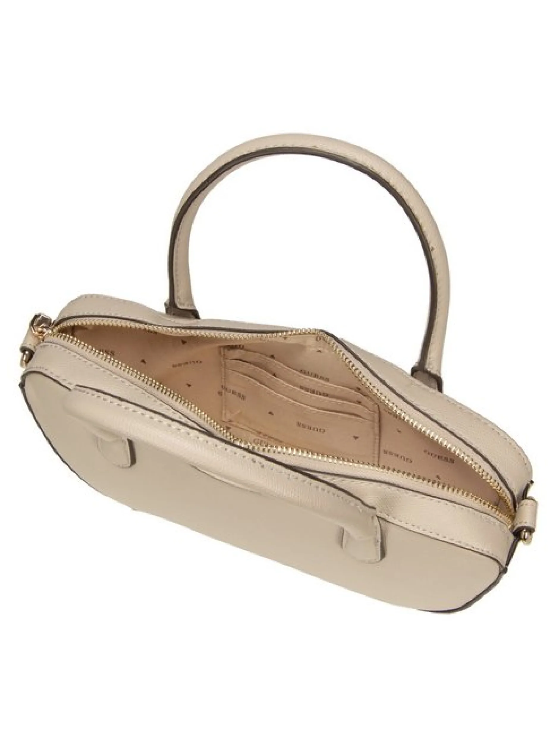 GUESS Damen Handtasche - Davina Small in beige