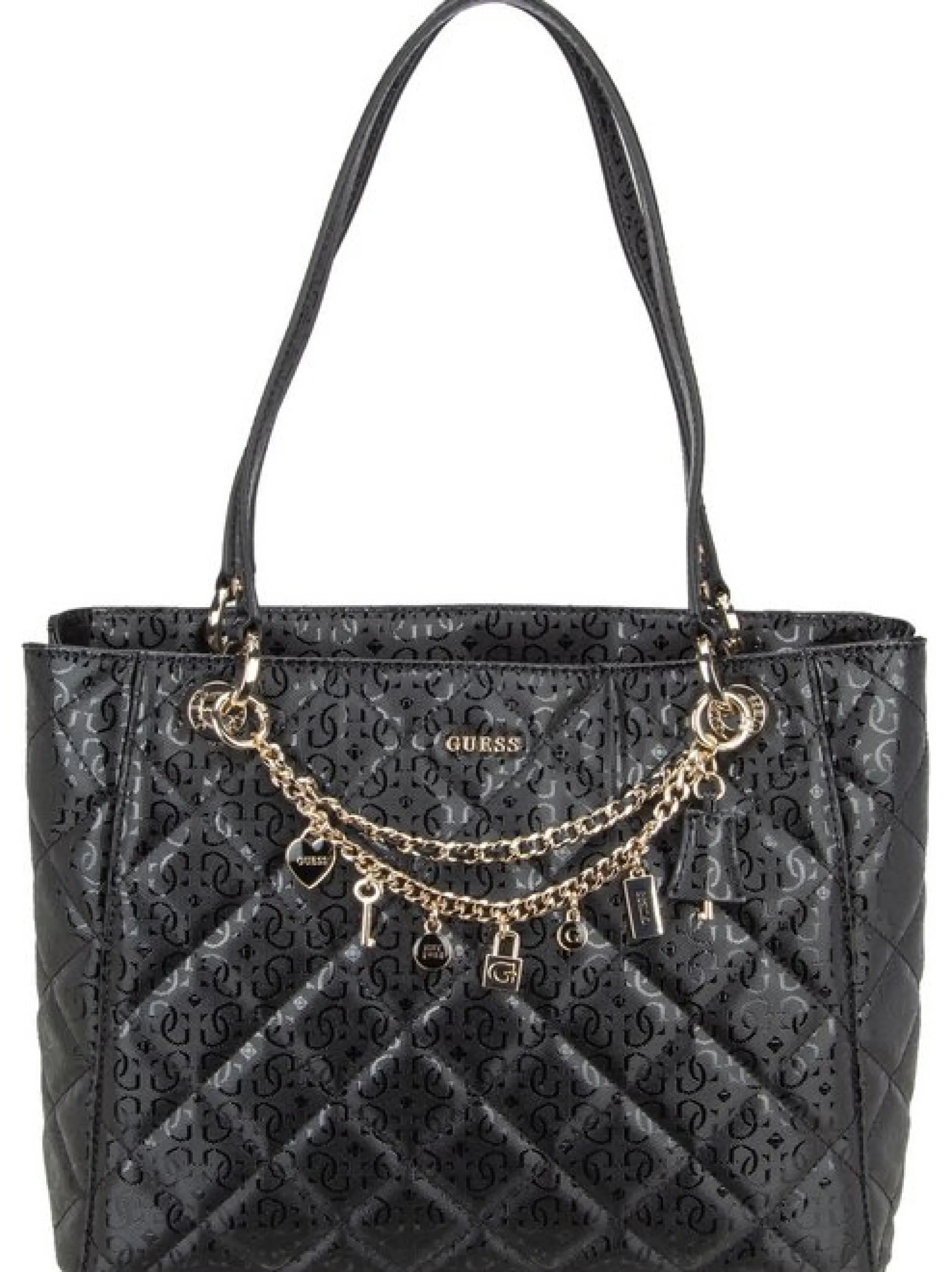 GUESS Damen Handtasche - Libby Noel Tote in schwarz