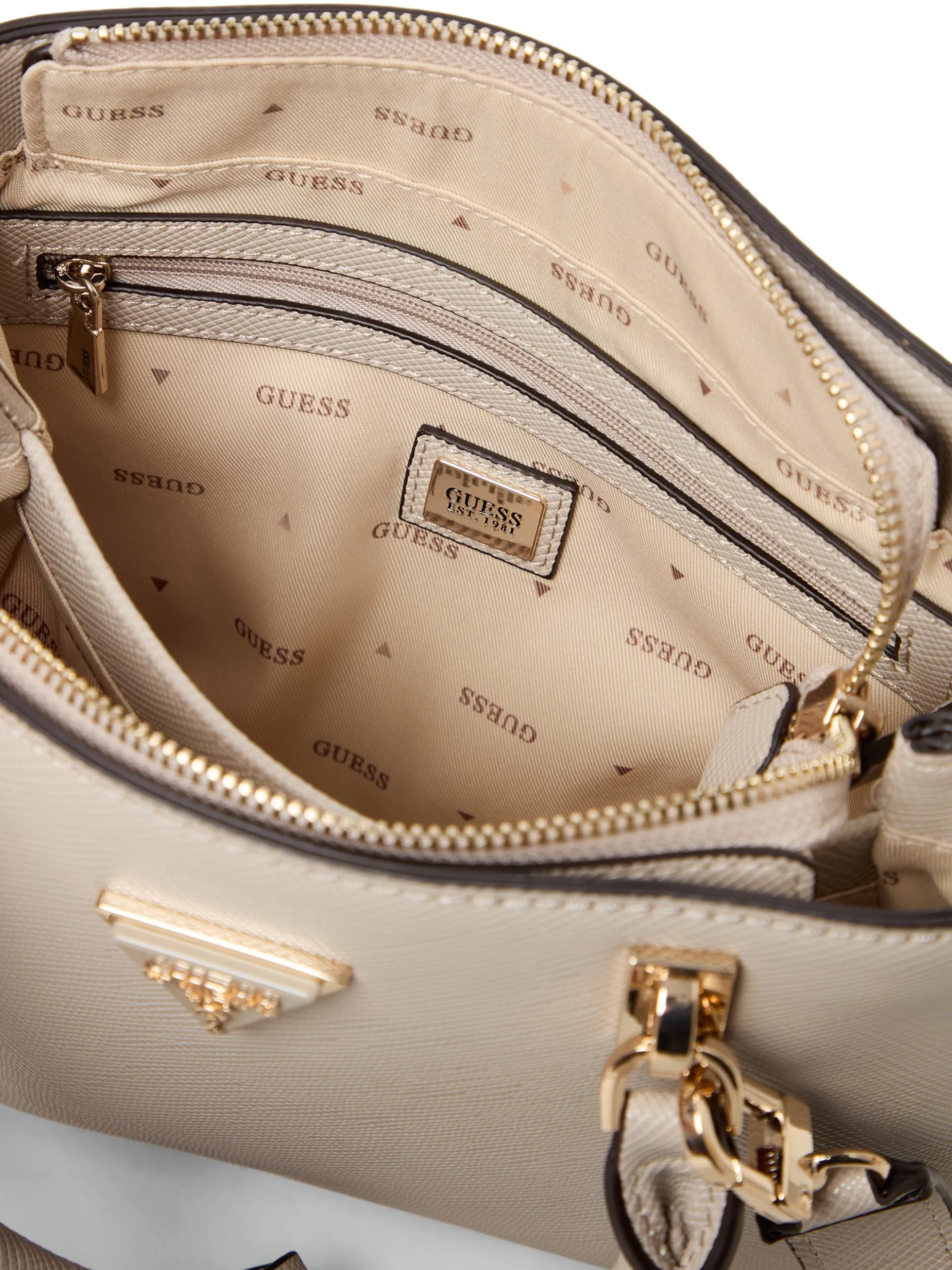 GUESS Damen Handtasche - Noelle in taupe