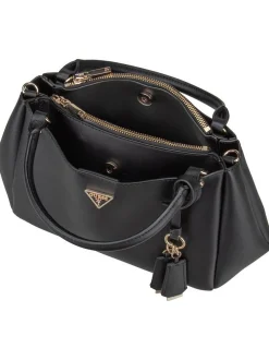GUESS Damen Handtasche - Talent Multi Comp SAT in schwarz