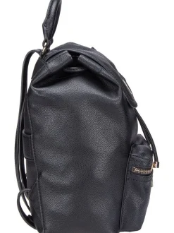 GUESS Damen Rucksack - Manhattan II Flap in schwarz