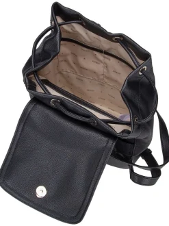GUESS Damen Rucksack - Manhattan II Flap in schwarz