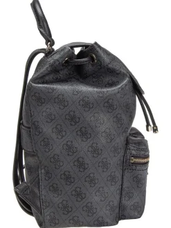 GUESS Damen Rucksack - Manhattan II Flap in grau