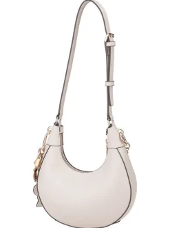 GUESS Damen Schultertasche - Davina Shoulder in beige