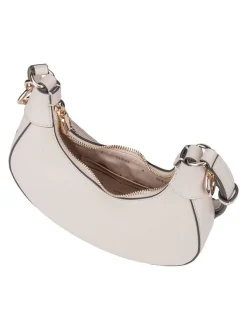 GUESS Damen Schultertasche - Davina Shoulder in beige