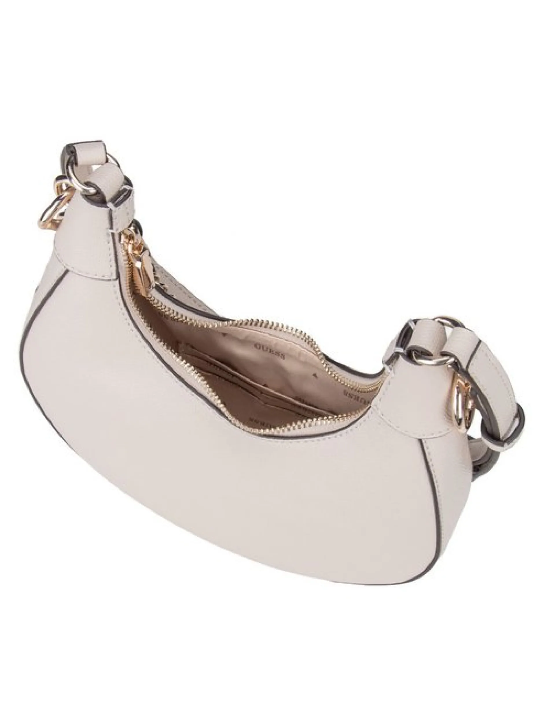 GUESS Damen Schultertasche - Davina Shoulder in beige