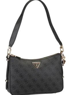 GUESS Damen Schultertasche - Eco Erica Top Zip in schwarz