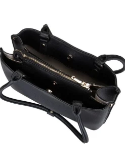 GUESS Damen Schultertasche - Meridian II Shoulder SAT in schwarz
