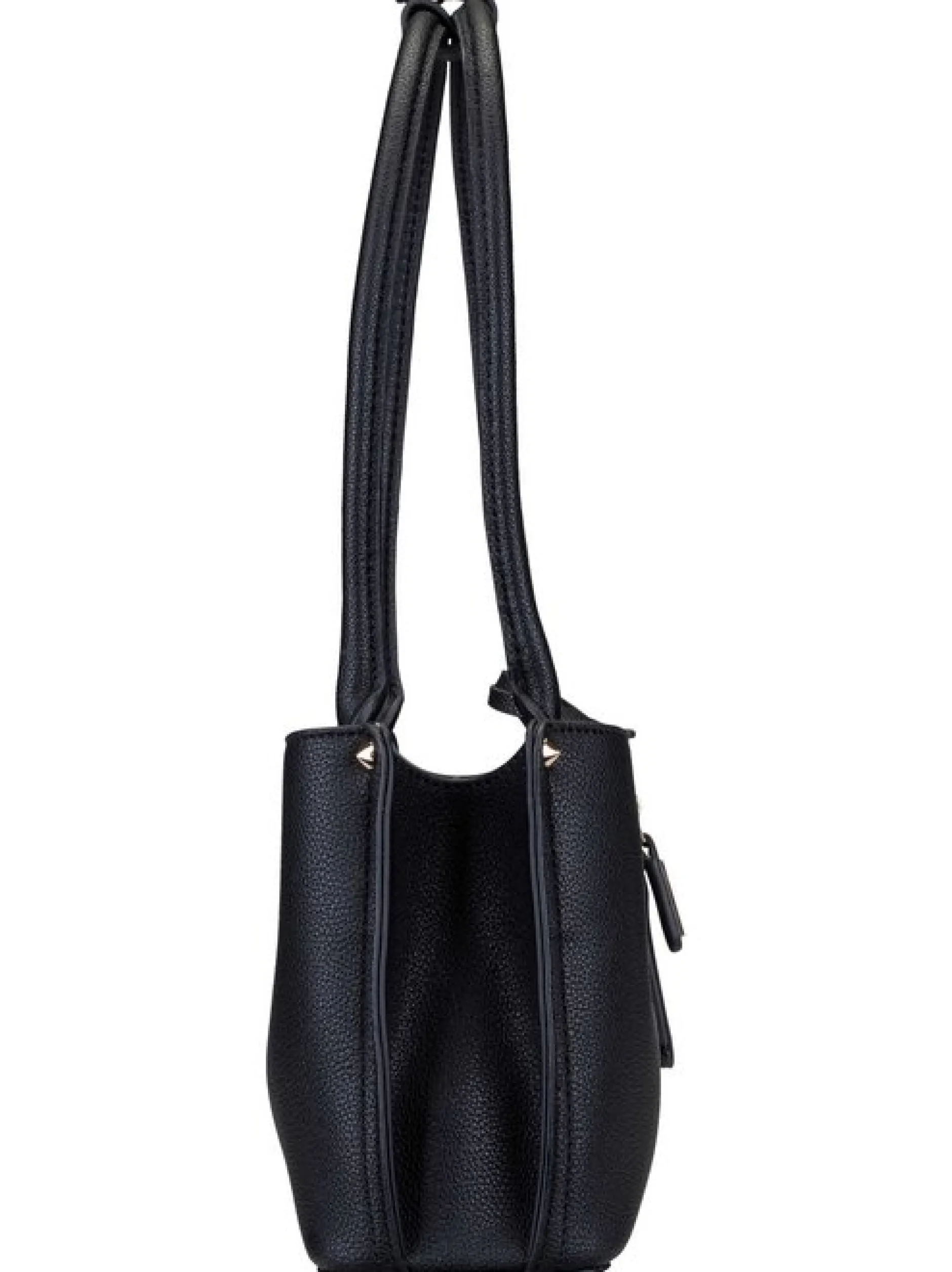 GUESS Damen Schultertasche - Meridian II Shoulder SAT in schwarz