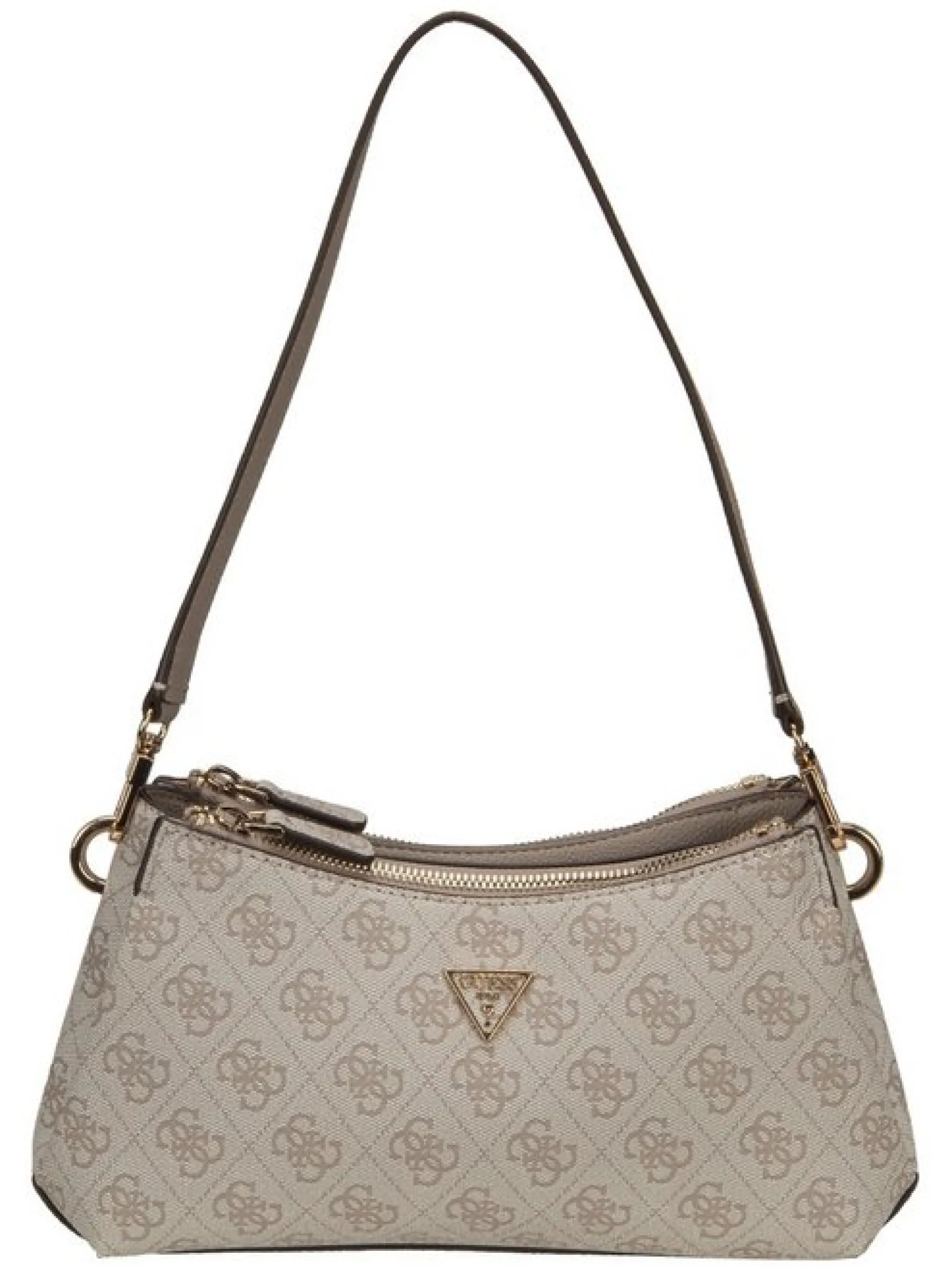 GUESS Damen Schultertasche - Noelle II 3 Comp Xbody in grau