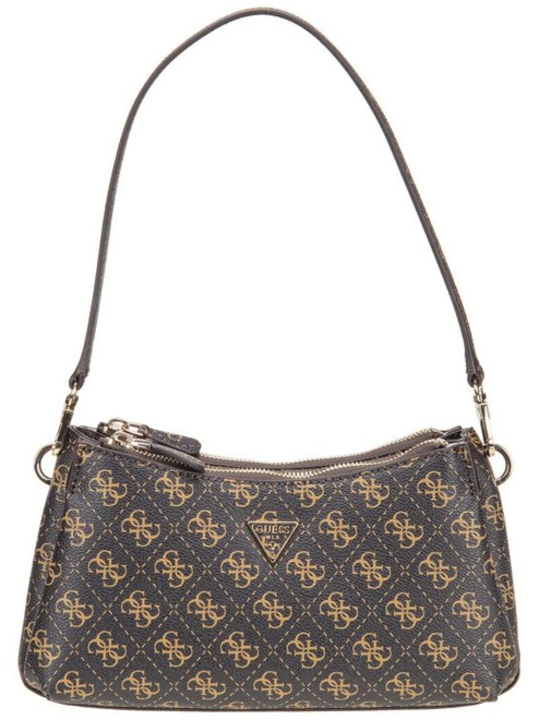 GUESS Damen Schultertasche - Noelle II 3 Comp Xbody in braun