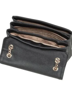 GUESS Damen Schultertasche - Noelle II Conv XBody Flap in schwarz