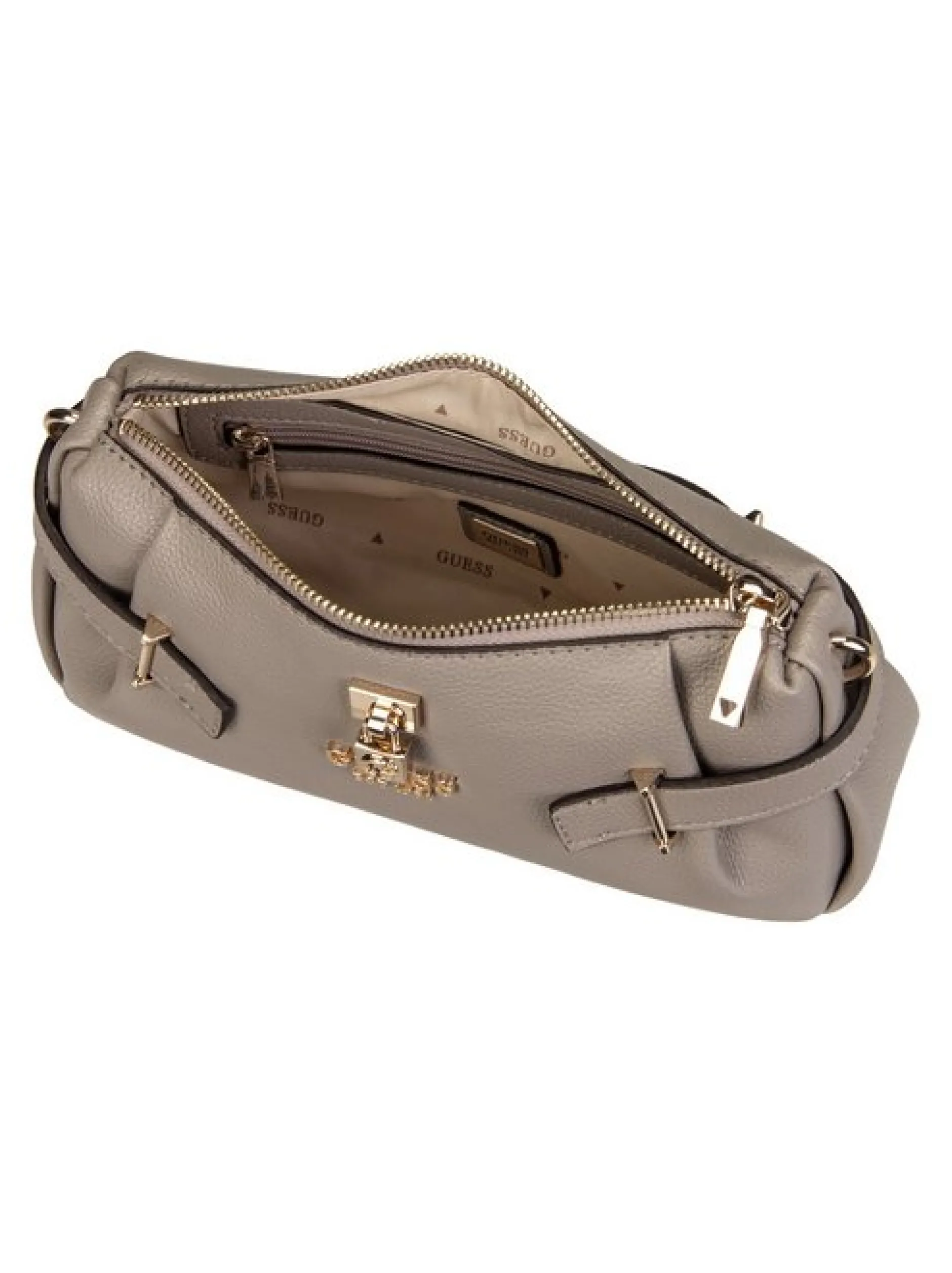 GUESS Damen Schultertasche - Yesba Mini Top Zip in schwarz