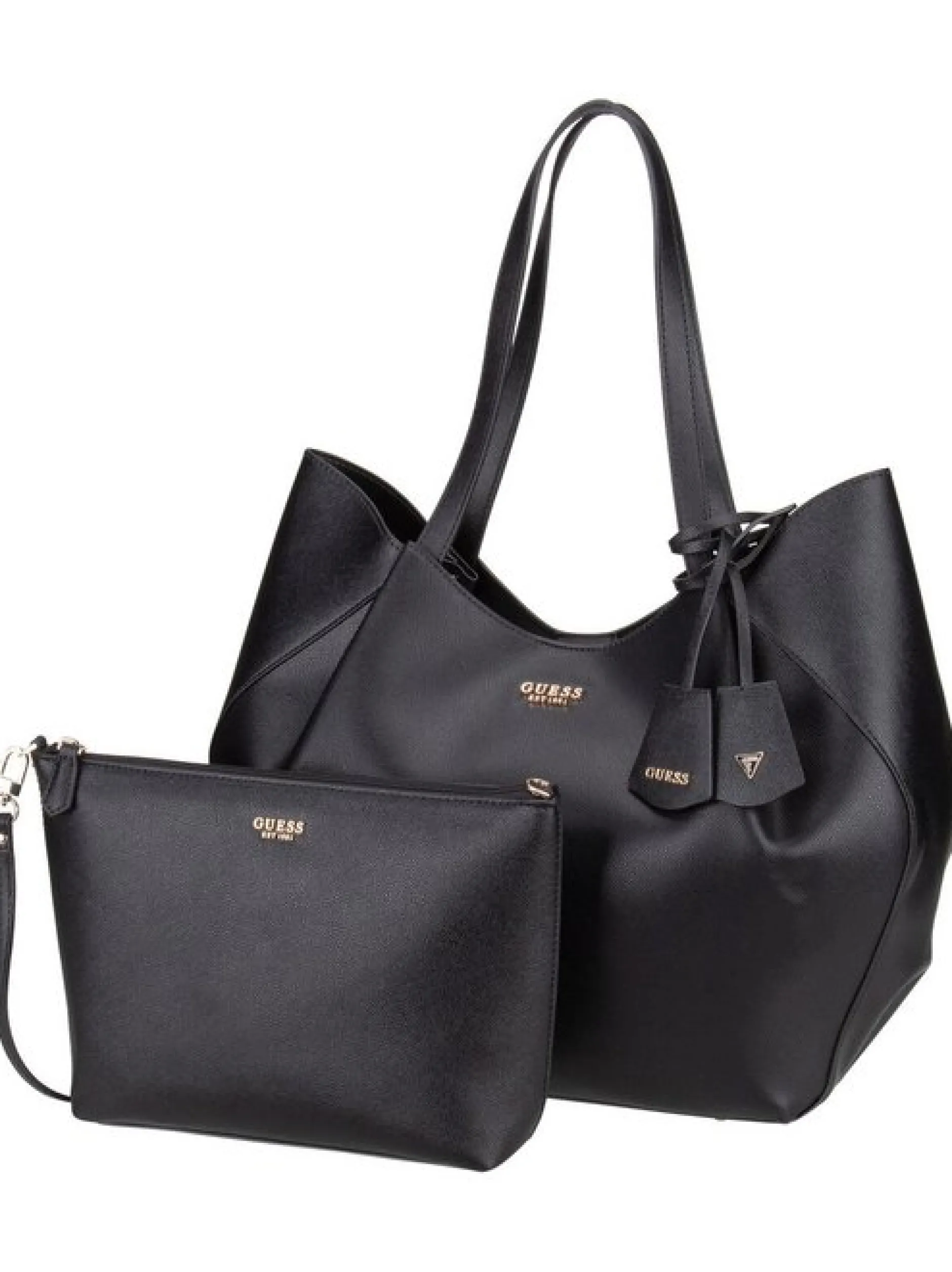 GUESS Damen Shopper - Amorette in schwarz