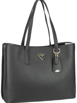 GUESS Damen Shopper - Meridian II Girlfriend TO in schwarz