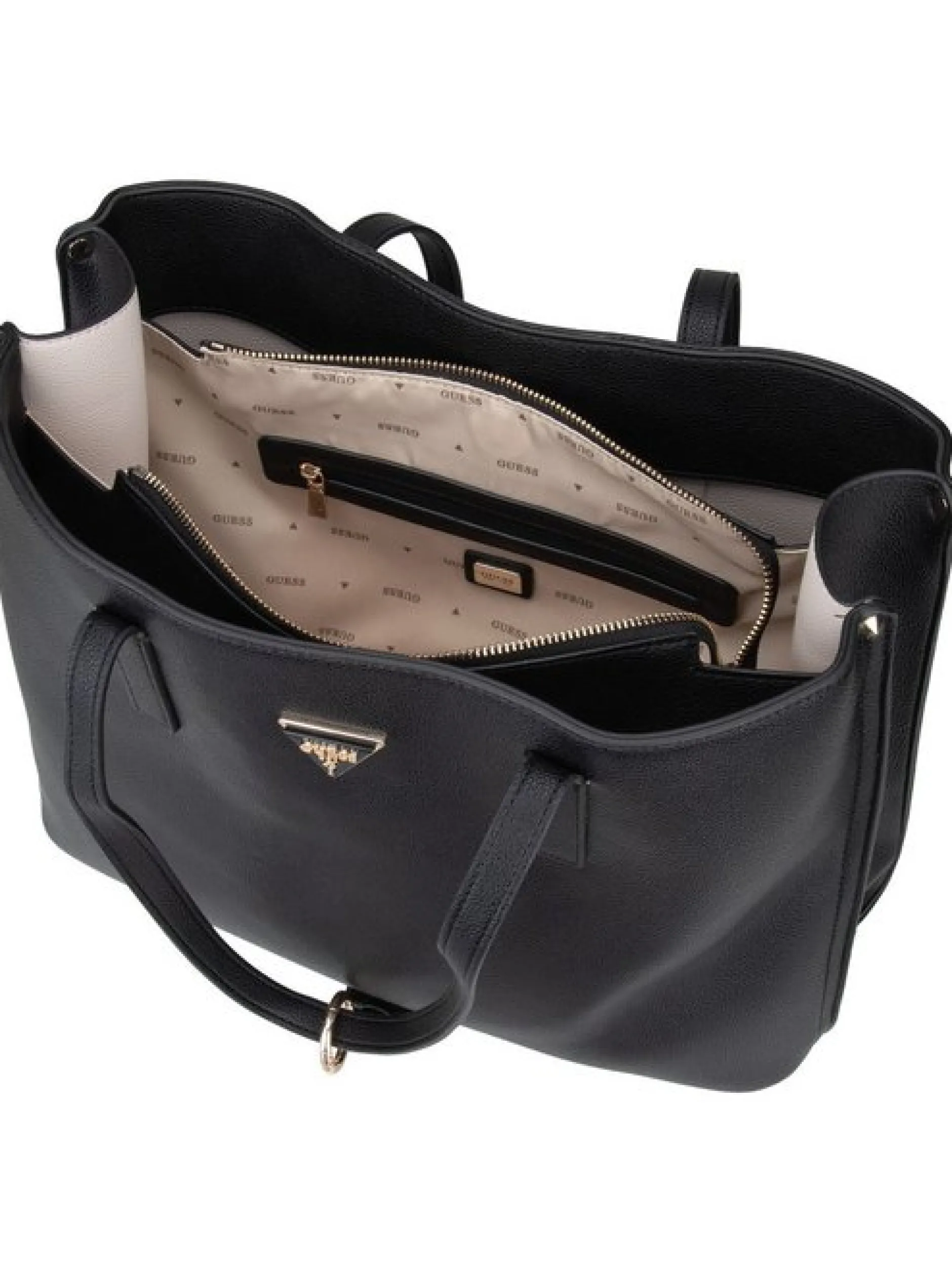 GUESS Damen Shopper - Meridian II Girlfriend TO in schwarz