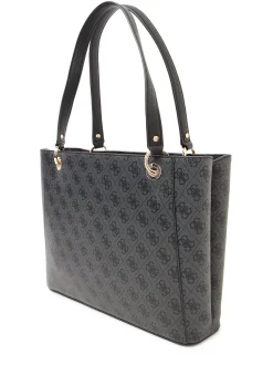 GUESS Damen Shopper - Noelle in anthrazit schwarz