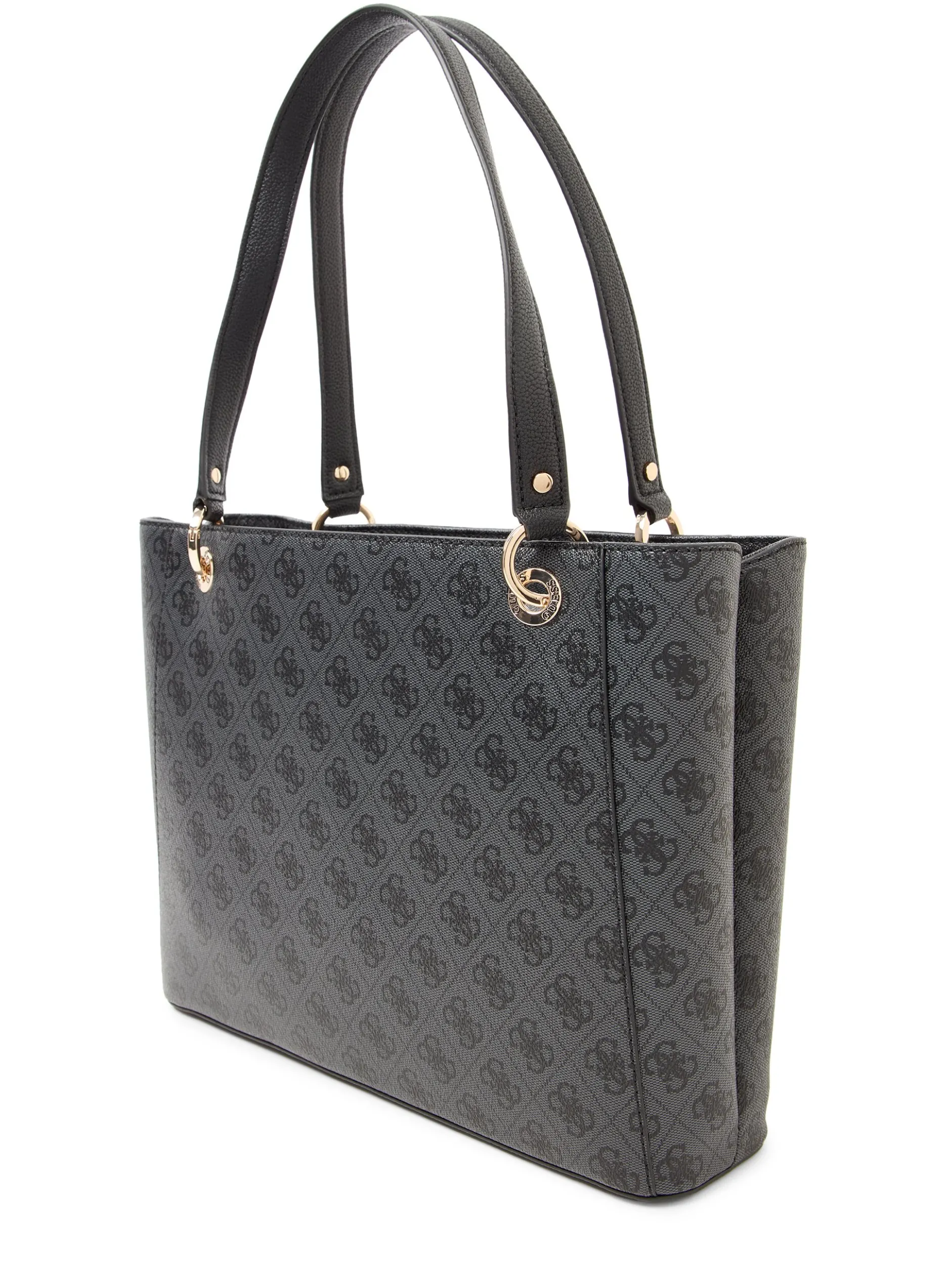 GUESS Damen Shopper - Noelle in anthrazit schwarz