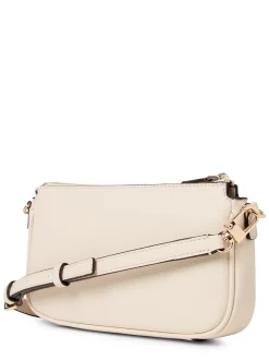GUESS Damen Umhängetasche - Noelle II Mini in ecru
