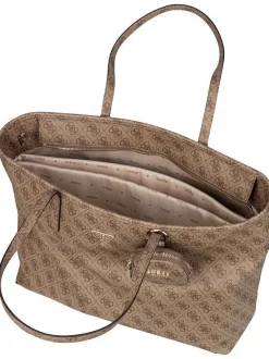 GUESS Damen, Unisex Shopper - Power Play II Large Tech TO 24240 Logo in braun