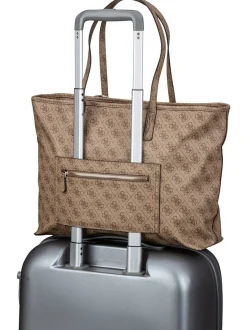 GUESS Damen, Unisex Shopper - Power Play II Large Tech TO 24240 Logo in braun