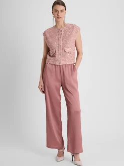 Guido Maria Kretschmer Damen Stoffhose - Francesca in rosenholz