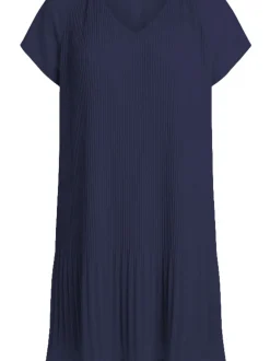 Guido Maria Kretschmer Damen Plisseekleid - Inken in marine