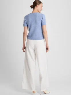Guido Maria Kretschmer Damen Strickjacke mit Alpaka und Wolle - Daphne in hellblau