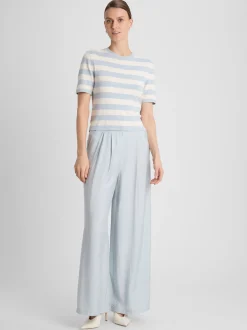 Guido Maria Kretschmer Damen T-Shirt - Maria in hellblau ecru