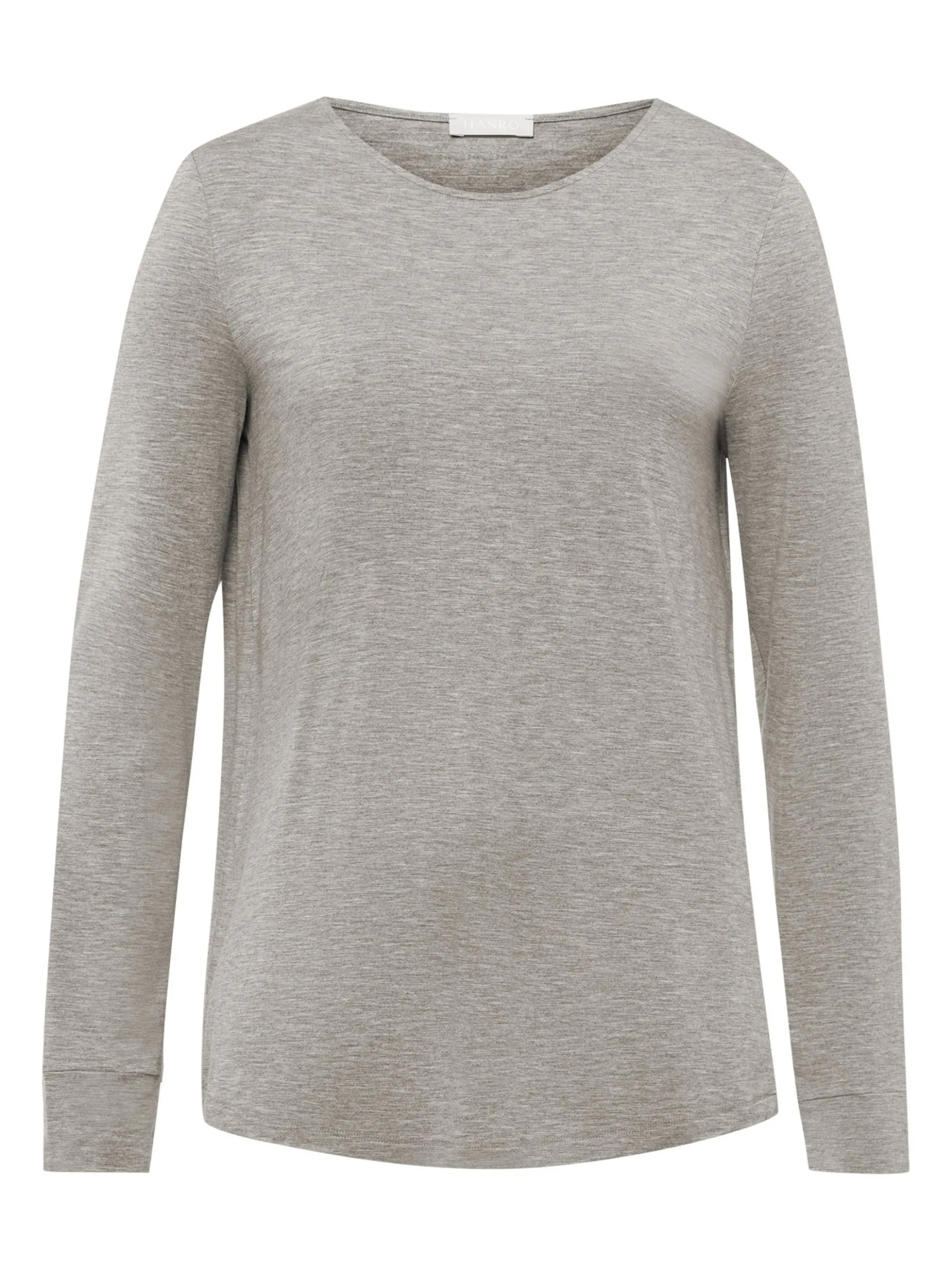 Hanro Damen Longsleeve - Natural Elegance in grau