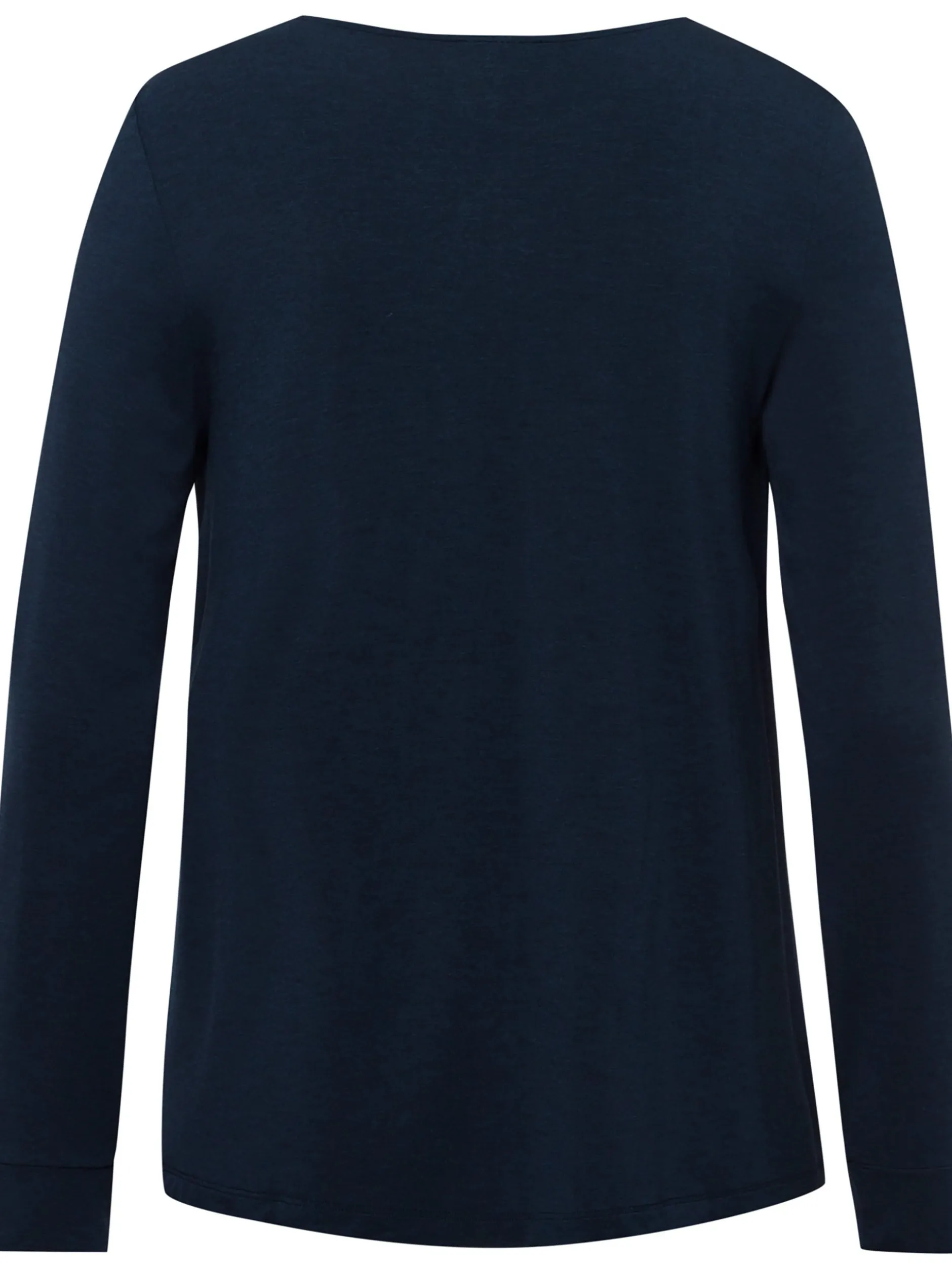 Hanro Damen Longsleeve - Natural Elegance in marine