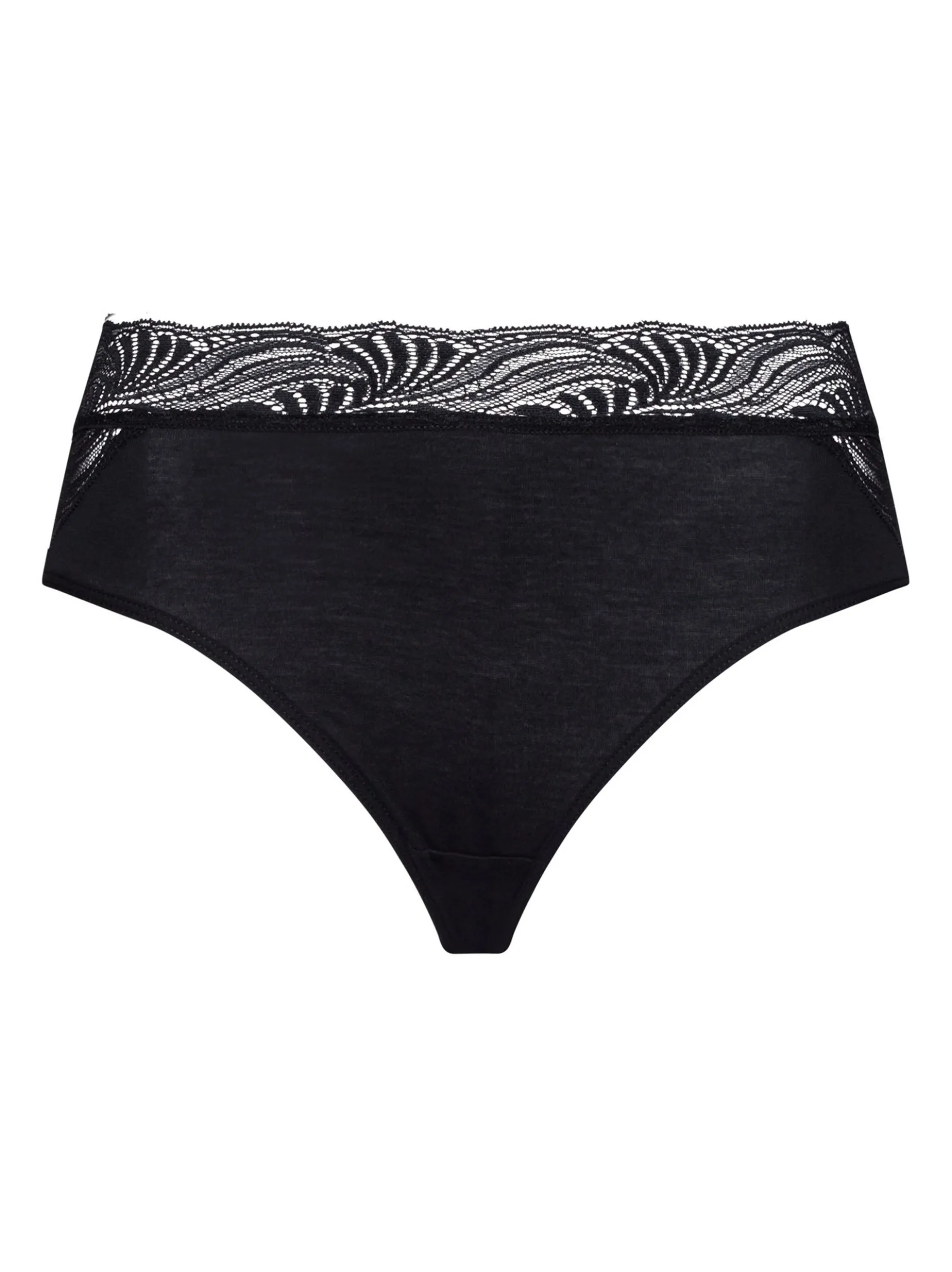 Hanro Damen Midislip - Cotton Delight in schwarz