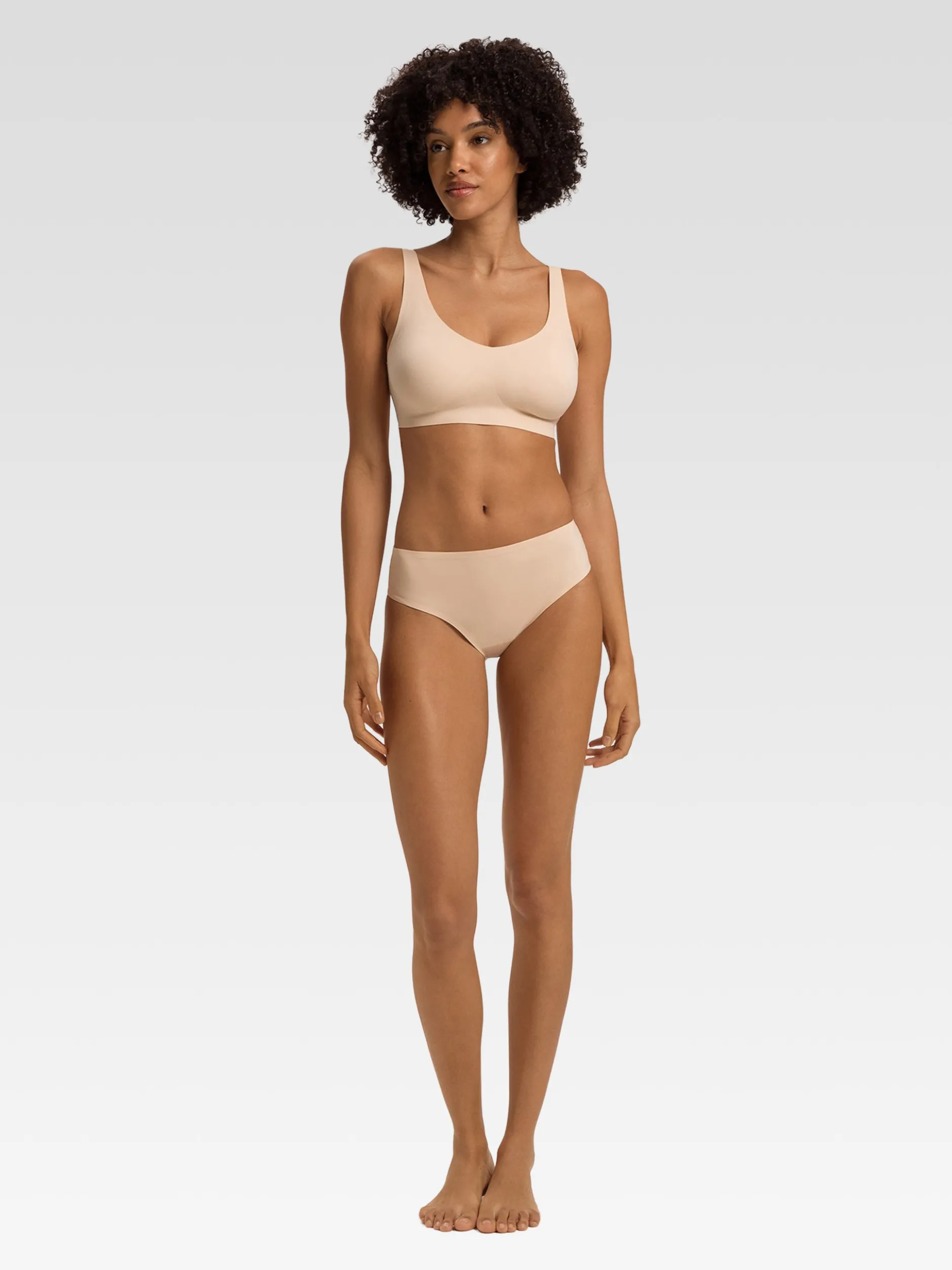 Hanro Damen Midislip - Invisible Touch in beige