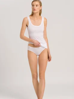 Hanro Damen Midislip - Ultralight in weiß
