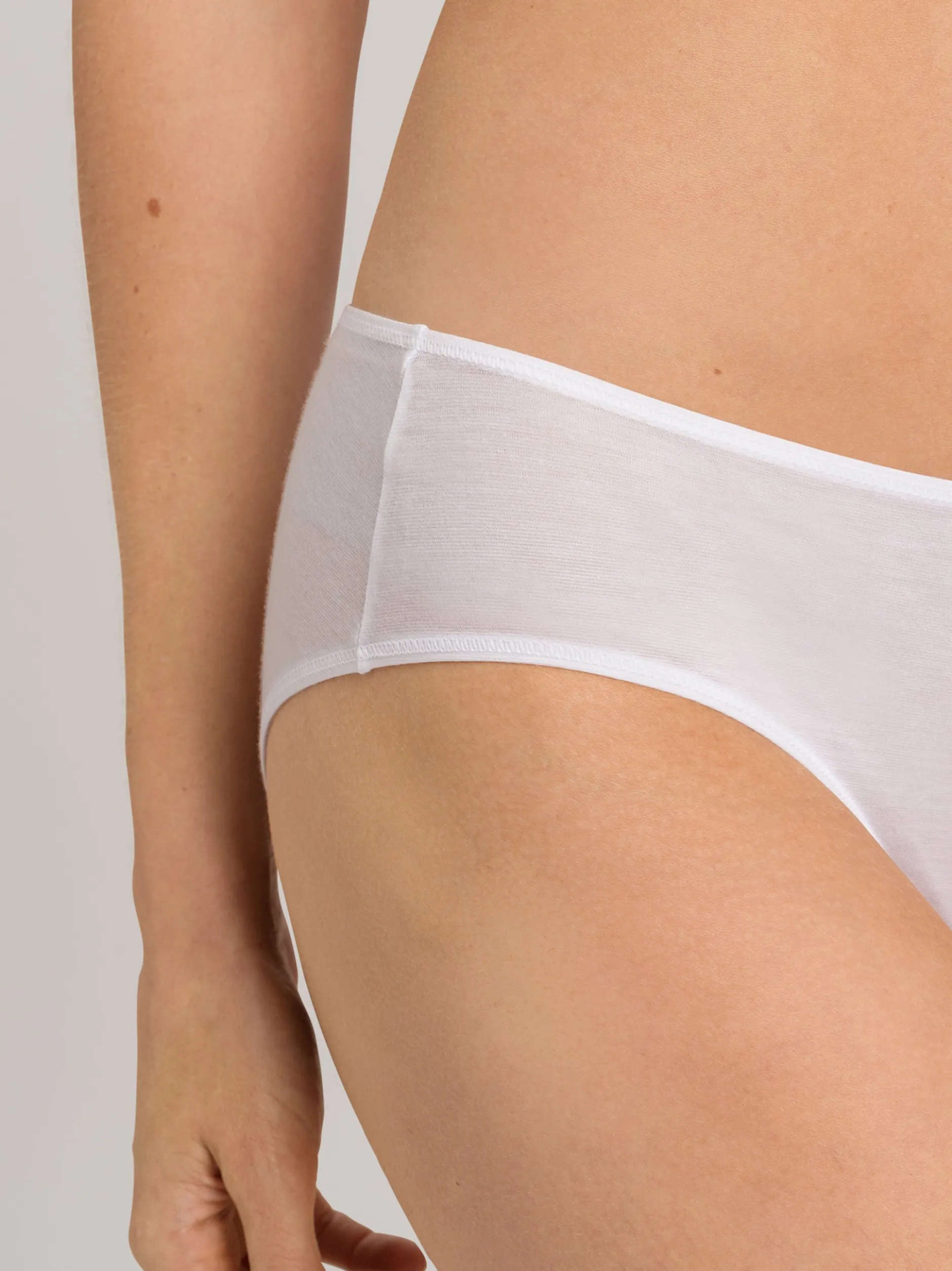 Hanro Damen Midislip - Ultralight in weiß