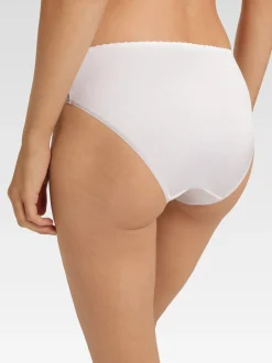 Hanro Damen Minislip - Satin Deluxe in weiß