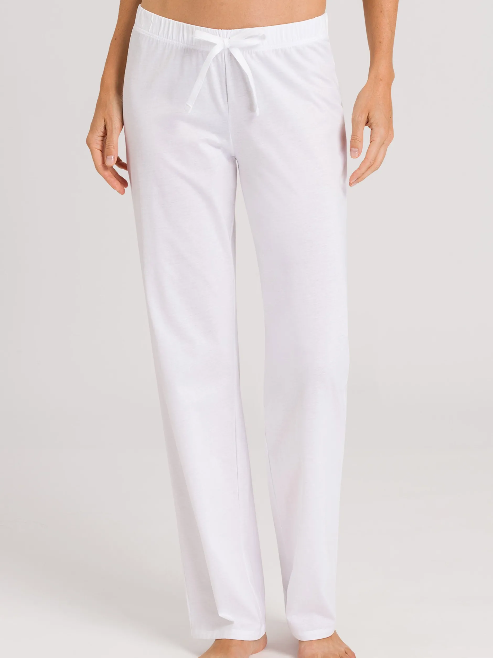 Hanro Damen Stoffhose - Natural Wear in weiß