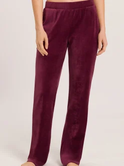 Hanro Damen Sweatpants - Favourites in bordeaux