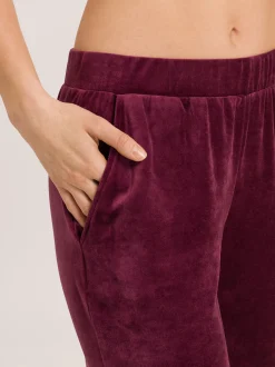 Hanro Damen Sweatpants - Favourites in bordeaux