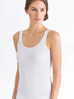 Hanro Damen Tanktop - Cotton Seamless in weiß