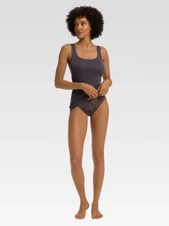 Hanro Damen Tanktop - Cotton Seamless in anthrazit
