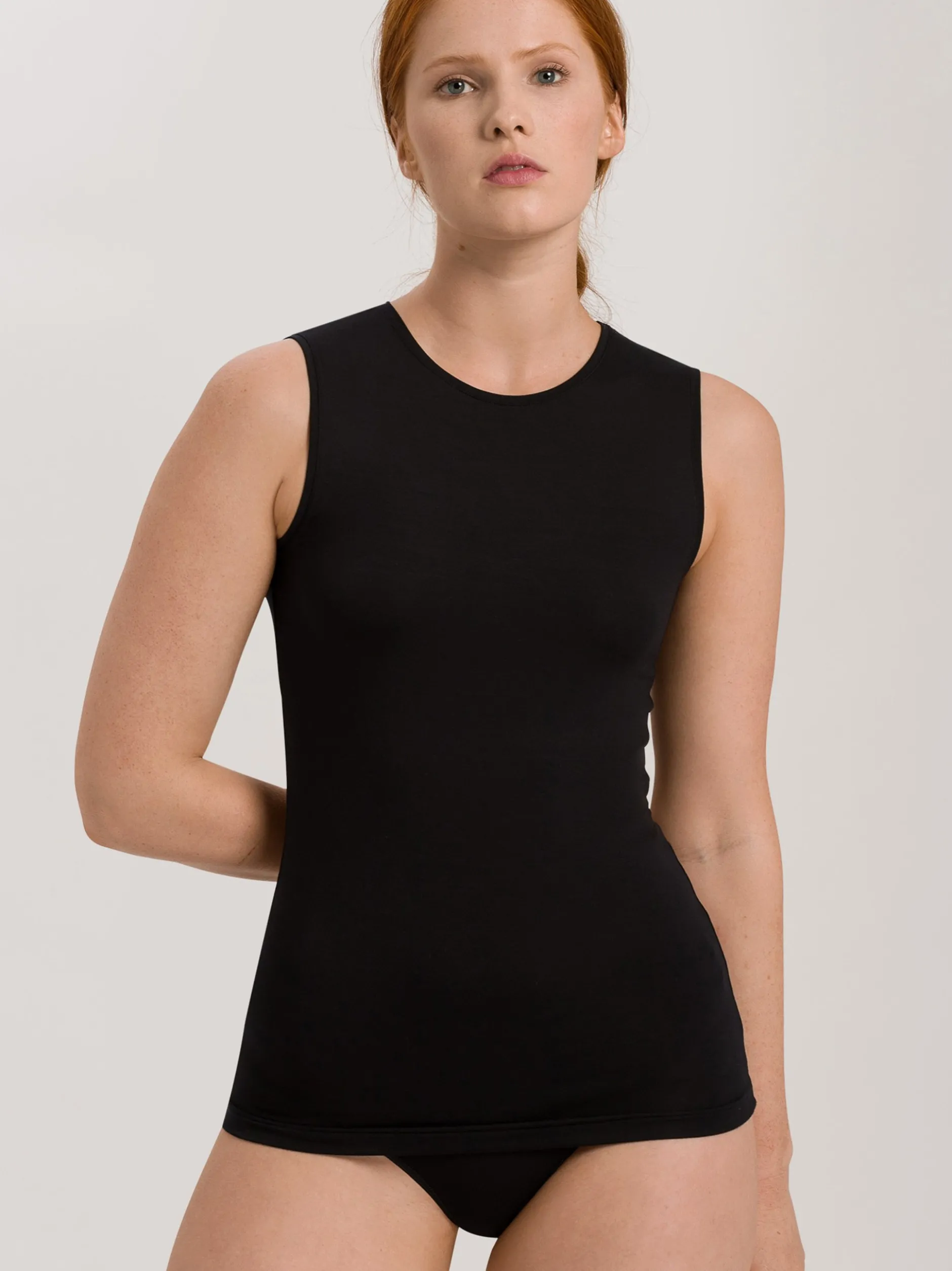 Hanro Damen Tanktop - Soft Touch in schwarz