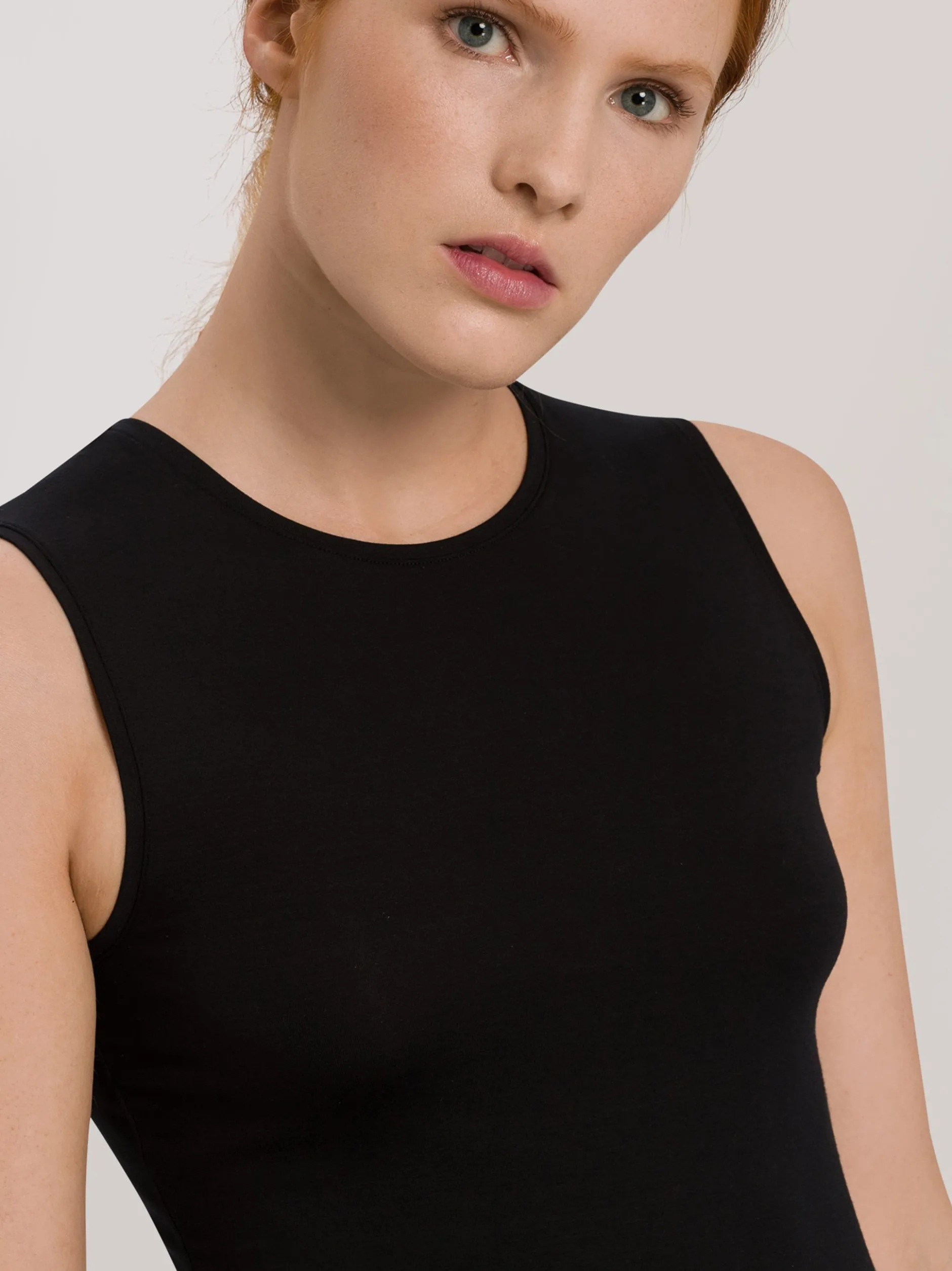 Hanro Damen Tanktop - Soft Touch in schwarz